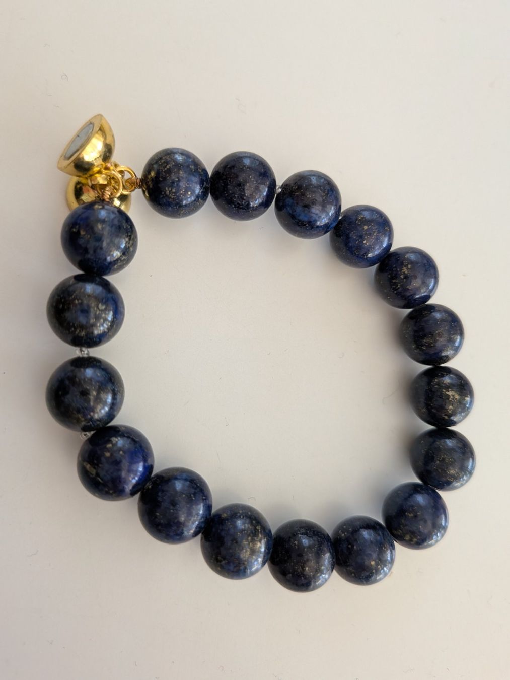 Bracelets: Armkette dunkelblauer Lapislazuli – D'occasion à Emmen par magelan 3
