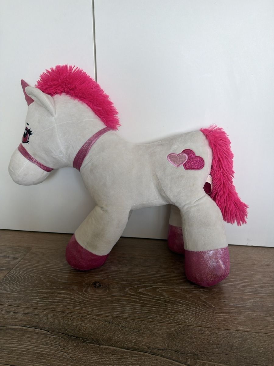 Giocattoli: Kuscheltier Einhorn weiss pink – Usato da Egolzwil venduto da cariaschi 1