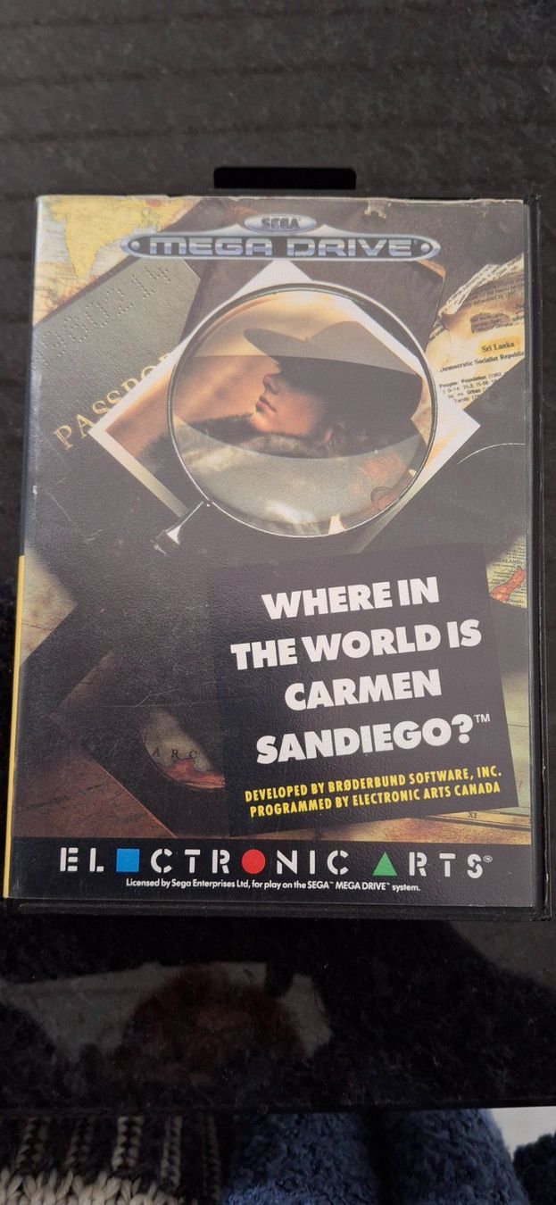 Sega Giochi: SEGA - OÙ SE CACHE CARMEN SANDIEGO – Usato da Bellelay venduto da Katia5