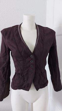 Nile Jacke xs 34, Aubergine