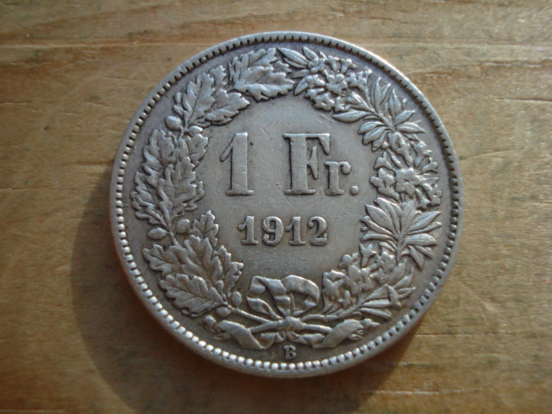 Tutti le monete: (S) 1 Franken 1912  VZ- – Usato da Erlach venduto da Net-Coins