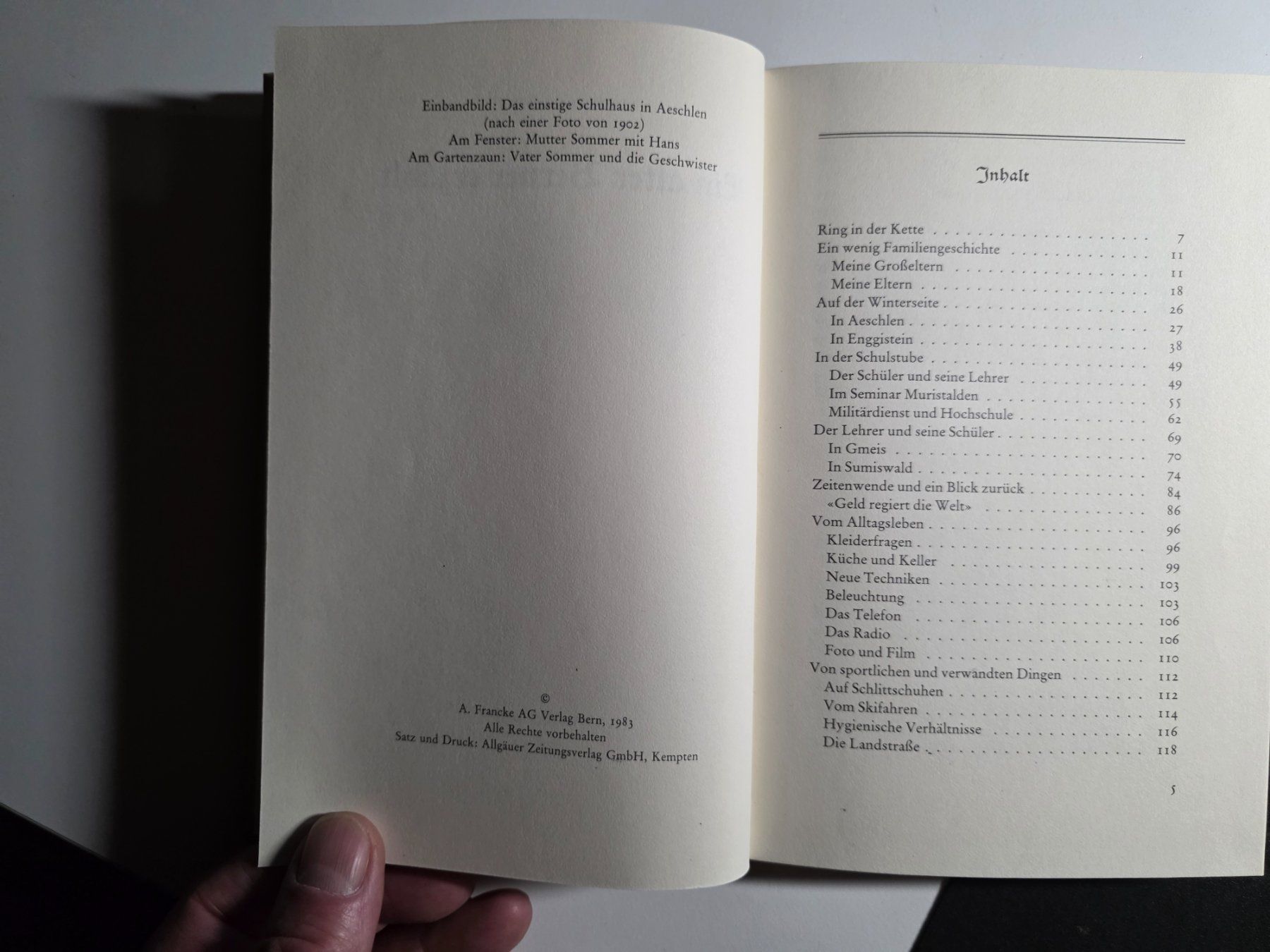 Libri: Hans Sommer - Ein alter Berner erzählt - 1983 – Usato da Walterswil BE venduto da Lonitti 5