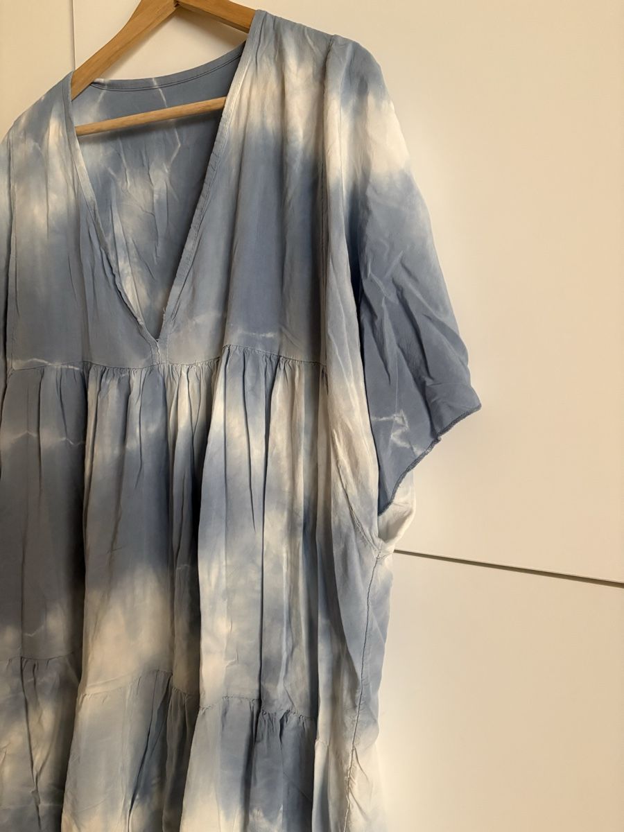 Vestiti: Robe Bohème bleu et blanc tie dye taille unique – Usato da Pully venduto da kaba07 2