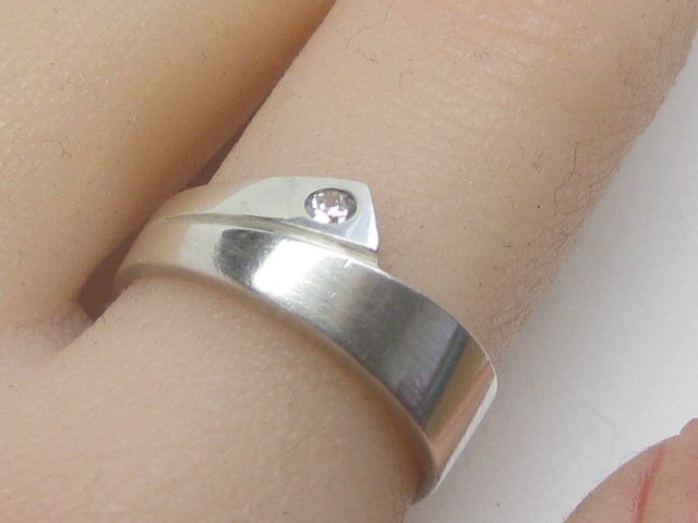 Anelli: Silber Ring 925 + MP Zirkonia / Gr. 58 – Usato da Ermatingen venduto da Decovin 5