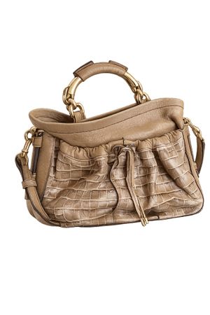 ESCADA Leder Tasche NEUWERTIG Taupe Luxus + Staubbeutel + R