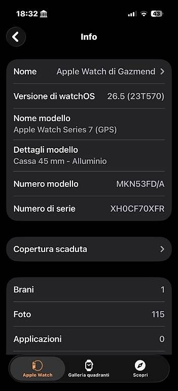 Apple Smartwatch: AppleWatch serie 7 – Usato da Giubiasco venduto da gazyy 2