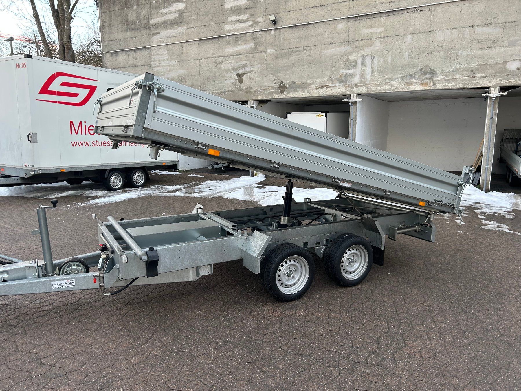 Humbaur Rimorchi: Dreiseiten Kipper HTK 3500.37 Alu – Nuovo (secondo la descrizione) da Wettswil venduto da Stuessi54 1