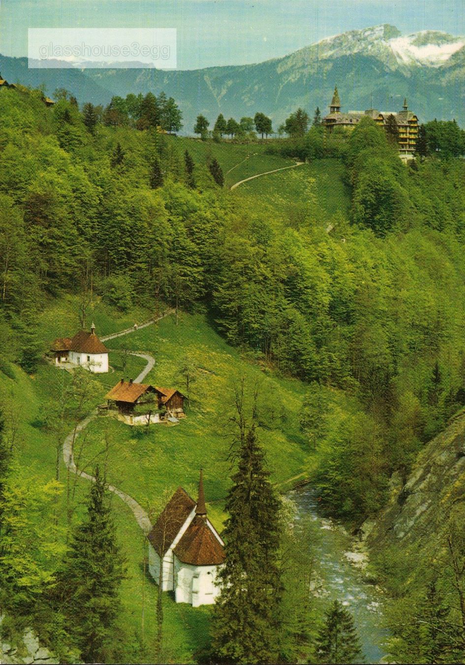 Cartoline postali: AK Flüeli-Ranft mit Pilatus – Usato da Eggersriet venduto da glasshouse3egg