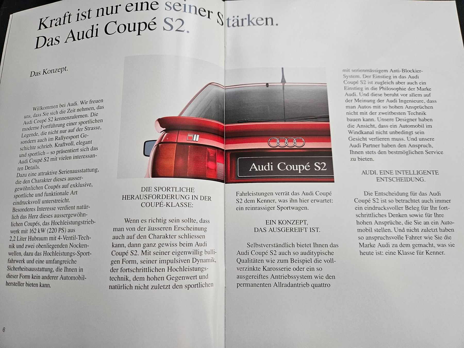 Audi Dokumente: Audi S2 Coupé Prospekt 1992  xa – Gebraucht aus Flawil von sr1_f6st 2
