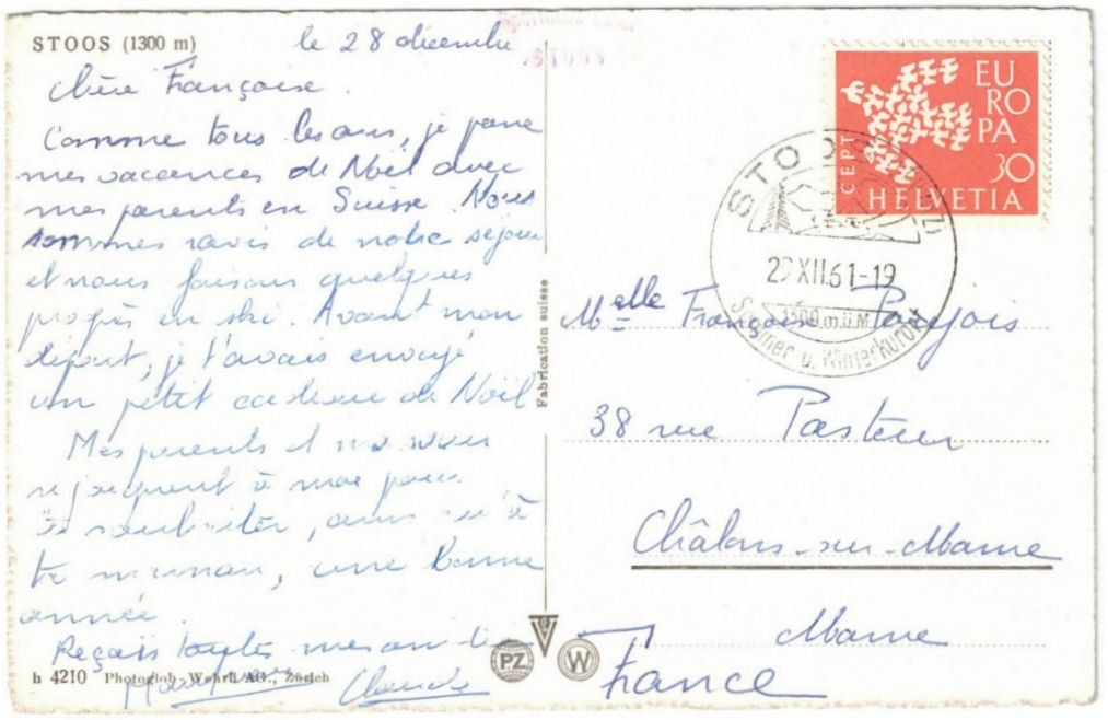 Cartoline postali: Stoos - Skilift Klingenstock – Usato da Binningen venduto da Mountainrider 1