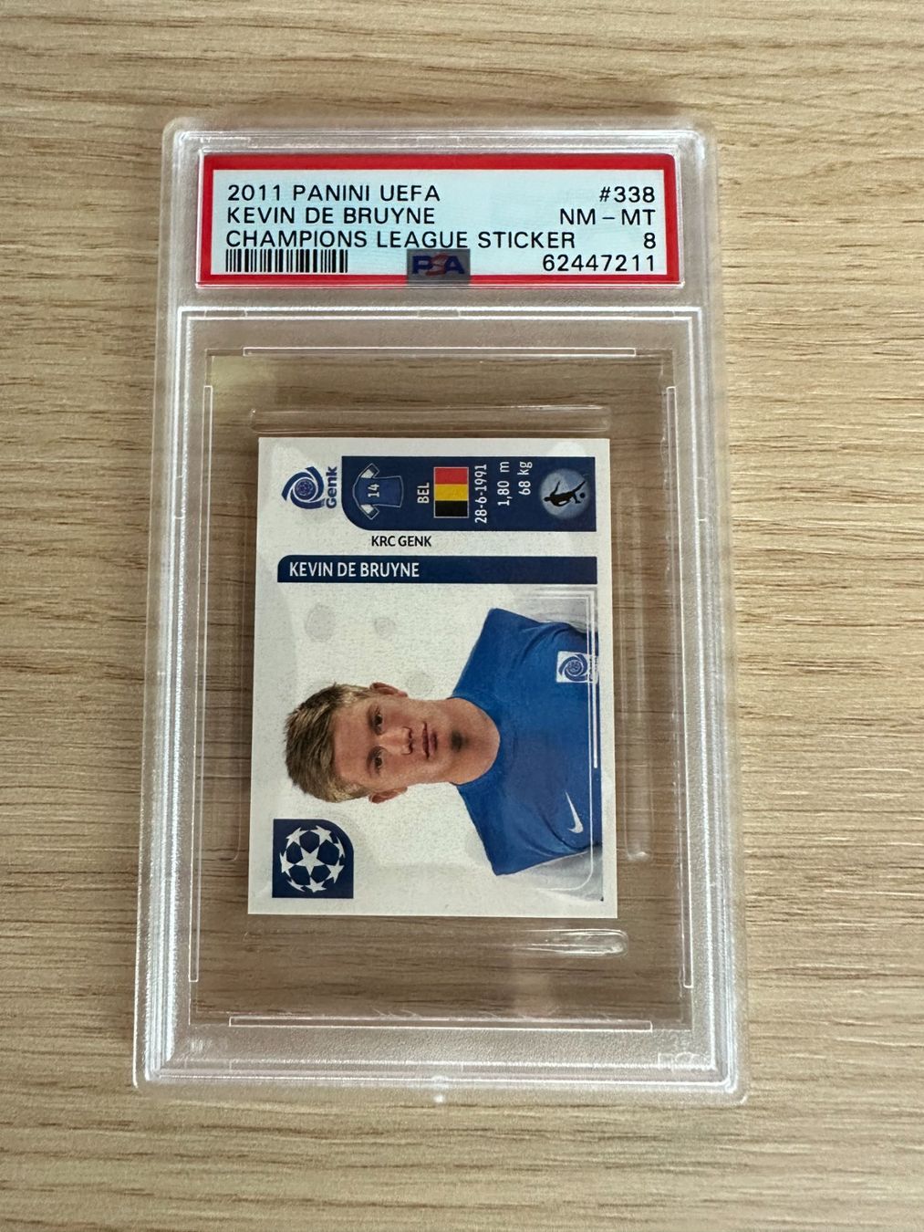 Panini Carte collezionabili: Kevin de Bruyne Panini UCL 2010/2011 Sticker PSA 8 – Nuovo (secondo la descrizione) da Hagendorn venduto da Pokecollectorch