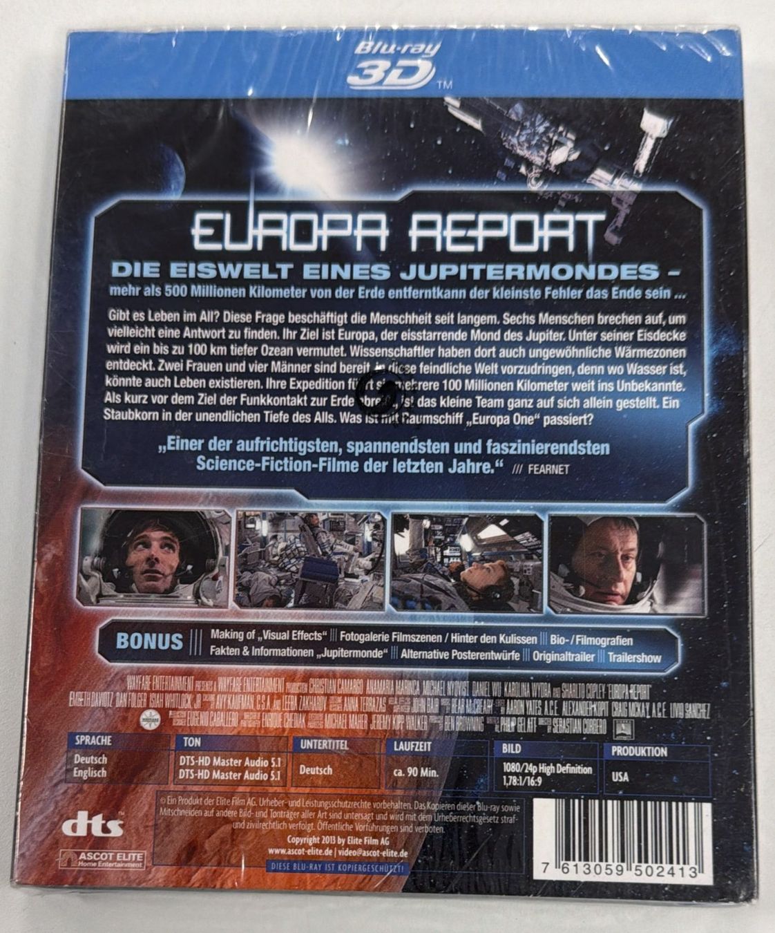 Tutti i DVDs: EUROPA AEPORT BLU-RAY 3D – Nuovo e nell'imballaggio originale da Zürich venduto da freioccasionen 1