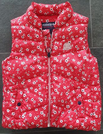 Gilet fille taille 110 rouge