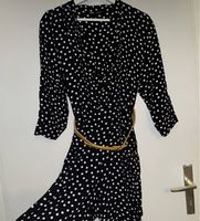 Zara Jumpsuit, schwarz/weiss gepunktet, Grösse XS
