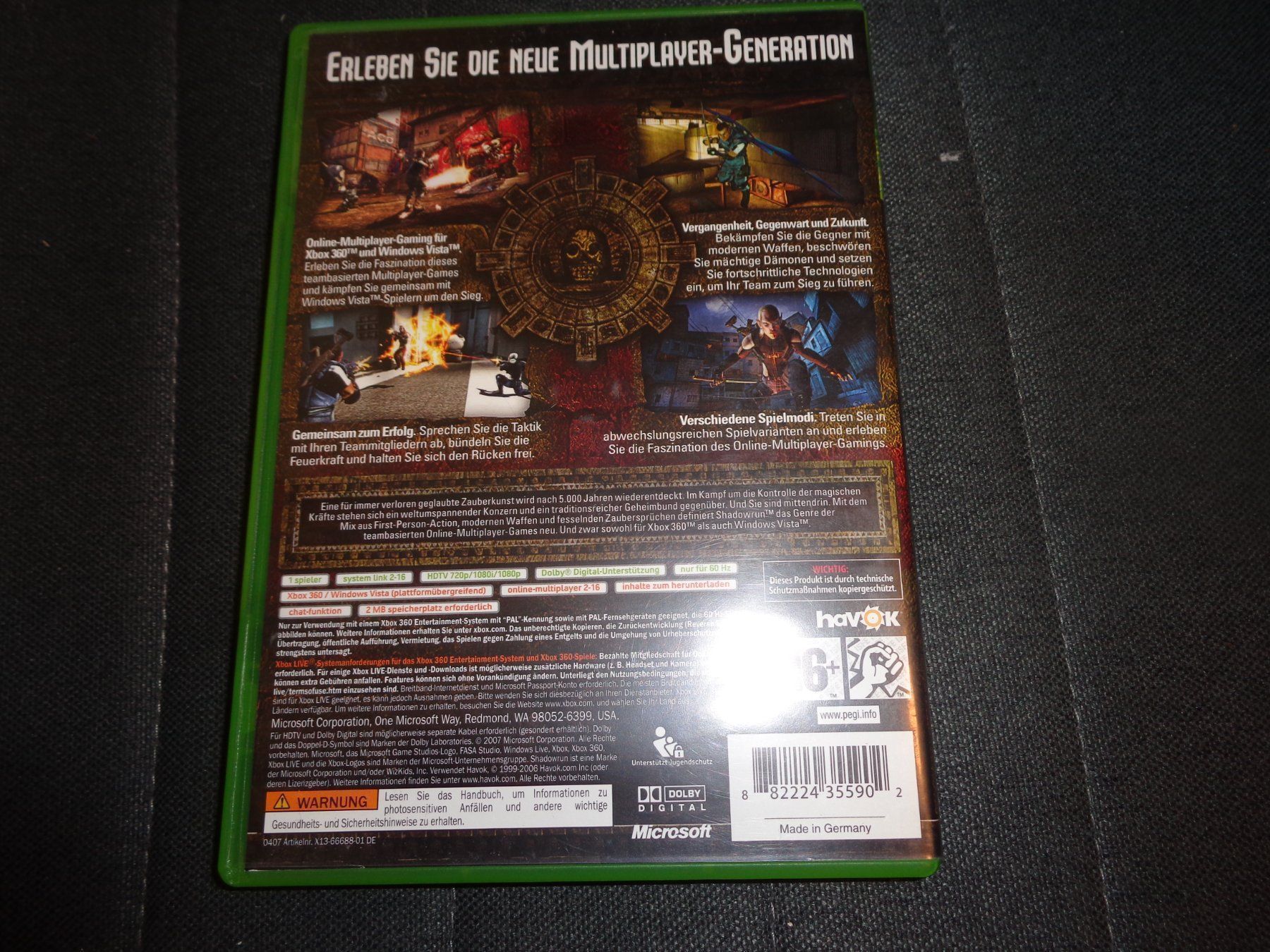 Spiele: Shadowrun XBOX 360 – Gebraucht aus Olten von Disc-Ausverkauf 2