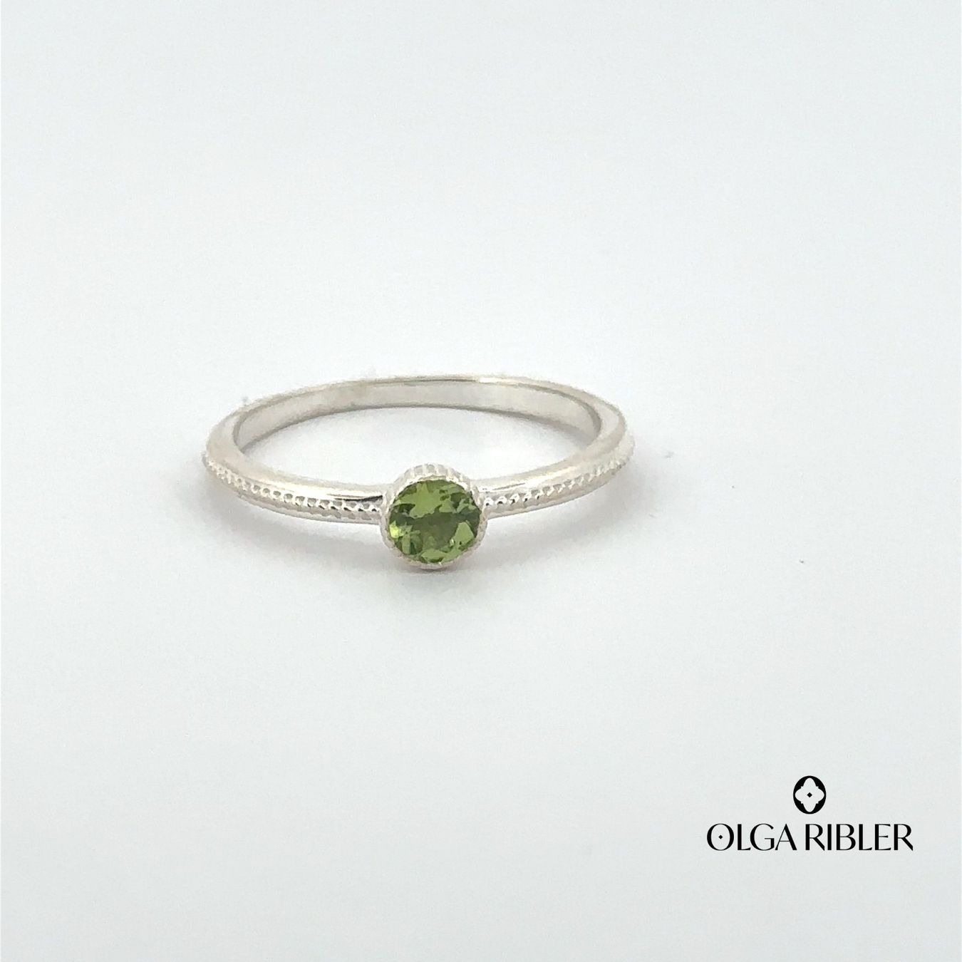 Olga Ribler Ringe: Unikate Silber Ring 925 mit Peridot Grösse 54 – Neu (gemäss Beschreibung) aus Luzern von Schmuckoutlet 4