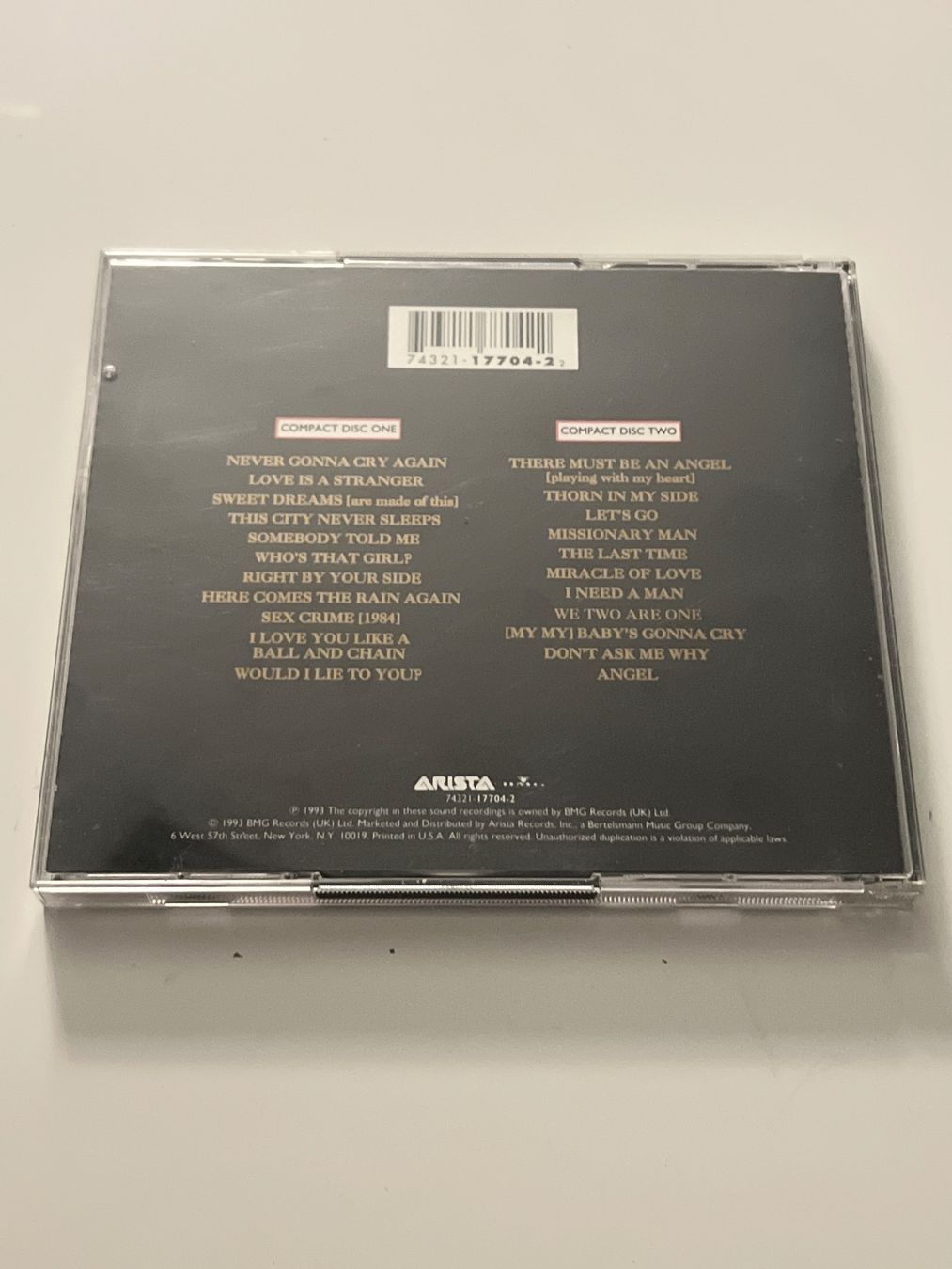 CD: 2CD Eurythmics Live 1983-1989 – Usato da Bouveret venduto da Feelgoodtrading 1