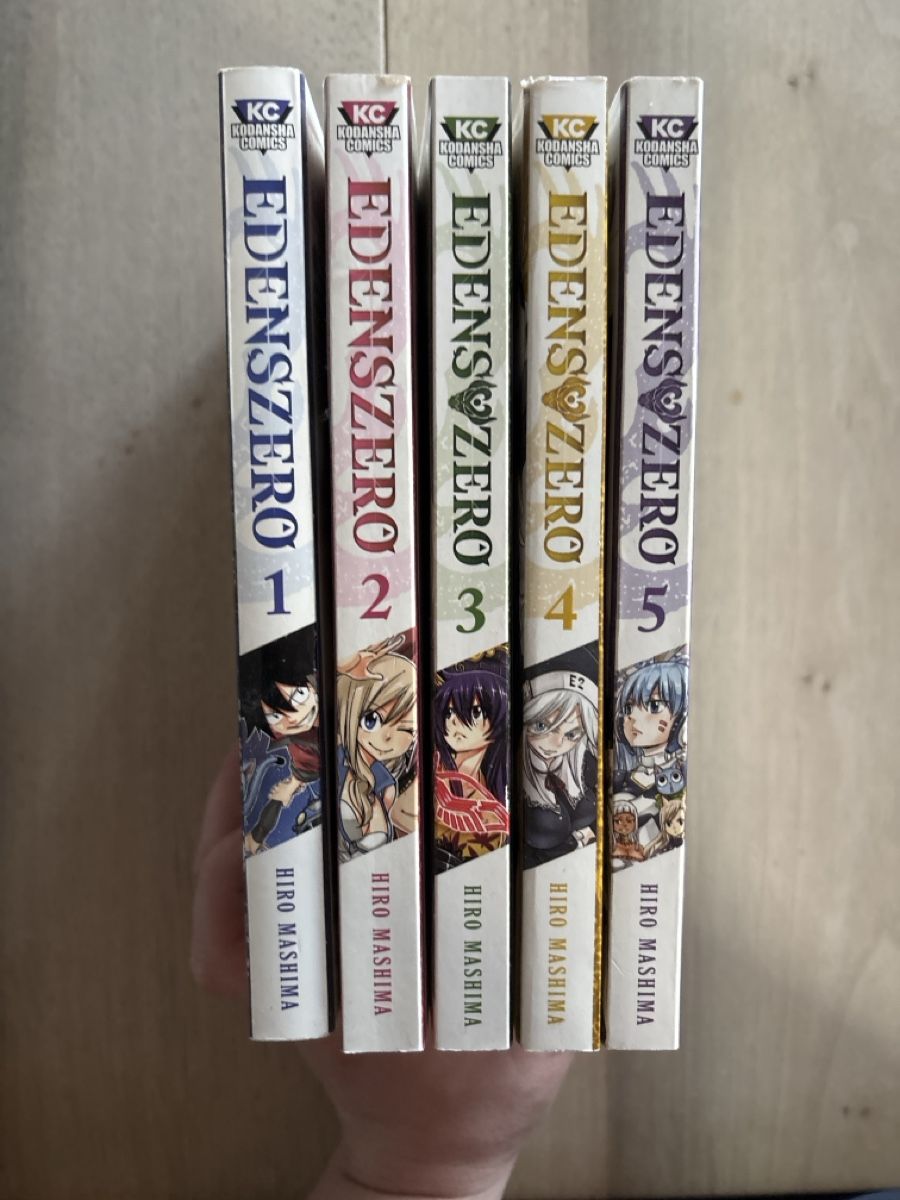 Comics: Edens Zero Manga Volume 1-5 Englisch – Gebraucht aus Zürich von y4s-kyr157 1
