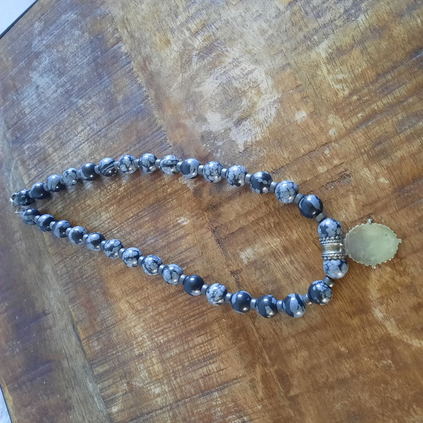 Catenine: Halskette mit Obsidianen, wie neu – Nuovo (secondo la descrizione) da Mönchaltorf venduto da Espressina 5
