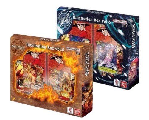 Bandai Carte collezionabili: One Piece Illustration Box IB05 + IB06 Vol 5 & 6 – Nuovo e nell'imballaggio originale da Lyss venduto da Famicom
