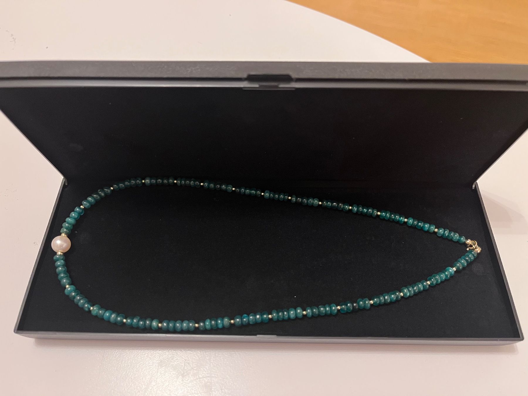 Catenine: Akoya-Perlenkette mit Smaragden – Nuovo (secondo la descrizione) da zürich venduto da chicadulce02 3