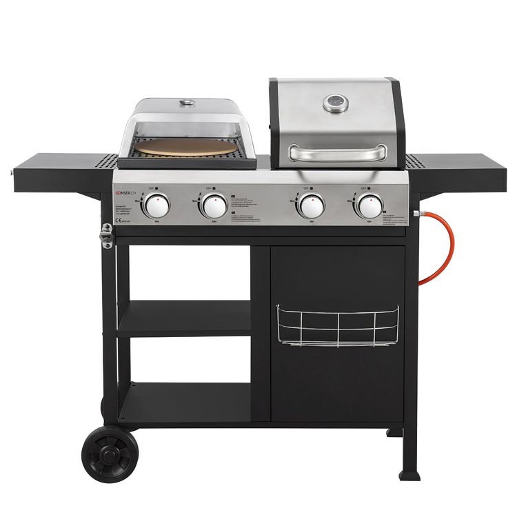 Grillrost-Ersatz Für Dyna-Glo 4 & 5 Brenner – 3-teilig, Aus Porzellanbeschichtetem Gusseisen
