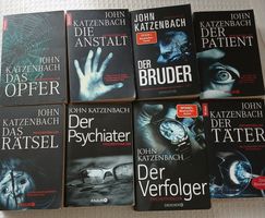PAKET 8x JOHN KATZENBACH 8 Thriller Krimi Deutsch