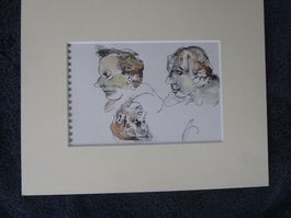 "Schizzi di Caffé" - Verkauf Sammlung Jürg Stamm - Zeichnung