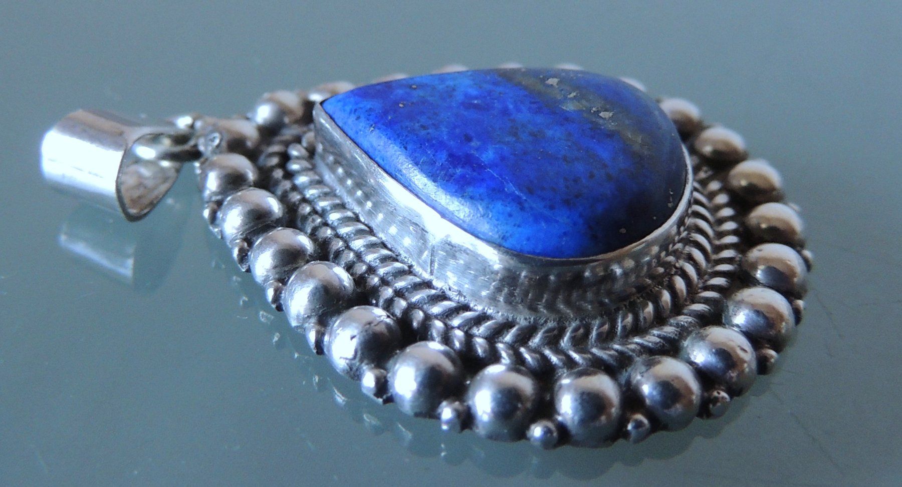 Ciondoli: Lapislazuli Silber 925 Anhänger – Usato da Waldenburg venduto da schaller707 2