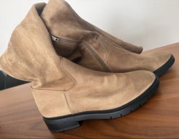 Overknee-Stiefel Graceland Wildlederoptik beige Grösse 39