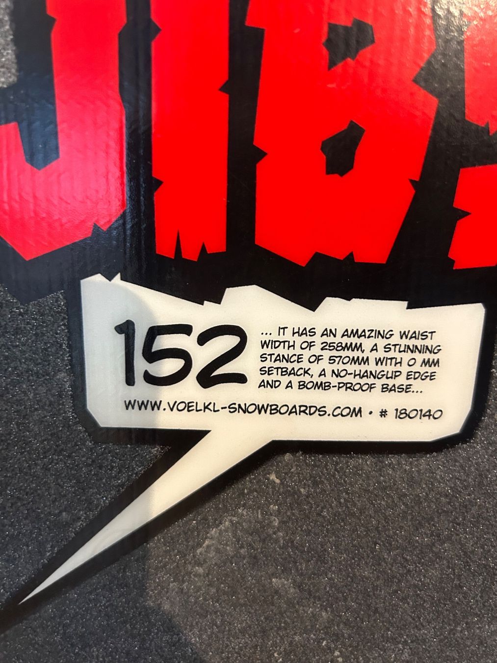 Völkl Board: Völkl Squad Jibster Snowboard 152 – Usato da Wallisellen venduto da HorstTennenbaum 5