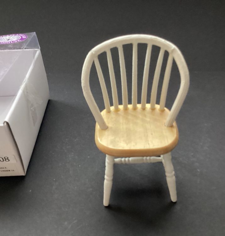 Mini Holzstuhl Für Puppenhaus - 9x9x8cm Deko-Möbel Aus Umweltfreundlichem Holz