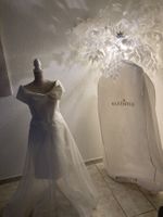 Brautkleid ungetragen inkl. Bustier champagnerfarben