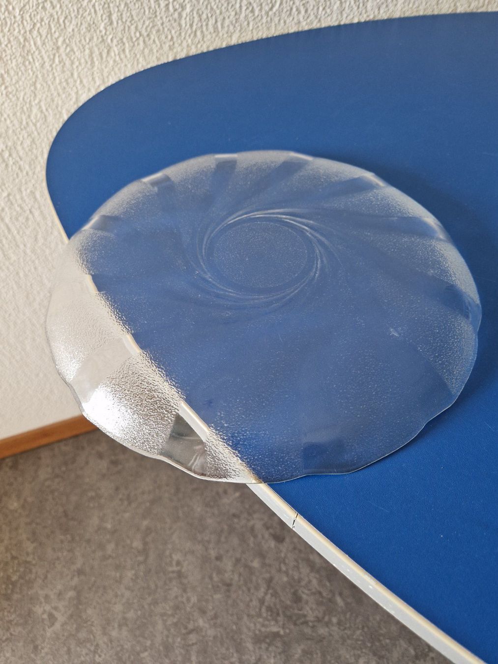 Servierplatten: Glasteller, runde Glasplatte, Servierplatte – Gebraucht aus Münchenbuchsee von Aare22 3