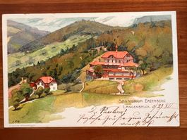 Postkarte  Langenbruck Erzenberg 1898 Litho   (P579)