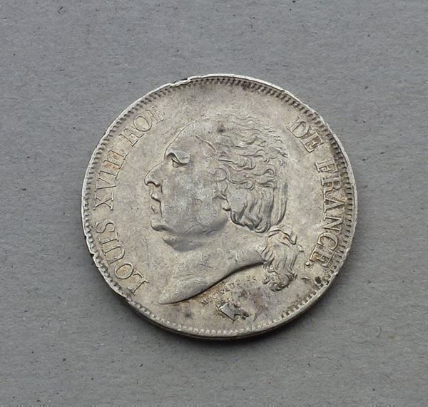 Tutti le monete: Frankreich ++ 5.- Francs 1823 K – Usato da Walkringen venduto da Casablanca777 1