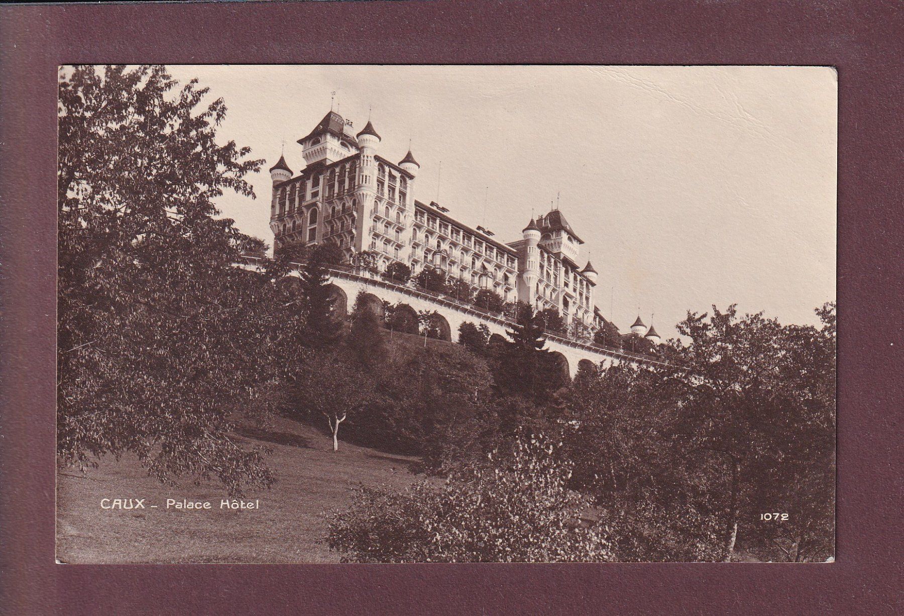 Cartoline postali: CAUX - Palace Hôtel – Usato da Pully venduto da nicecards