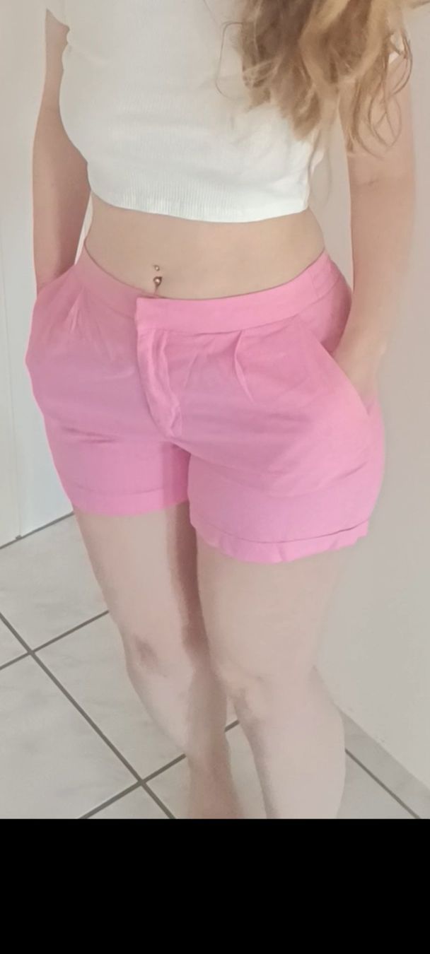 Pantaloni: Pinke Sommer-Shorts, Gr. 36/38 – Nuovo (secondo la descrizione) da Meilen venduto da zuerimul87