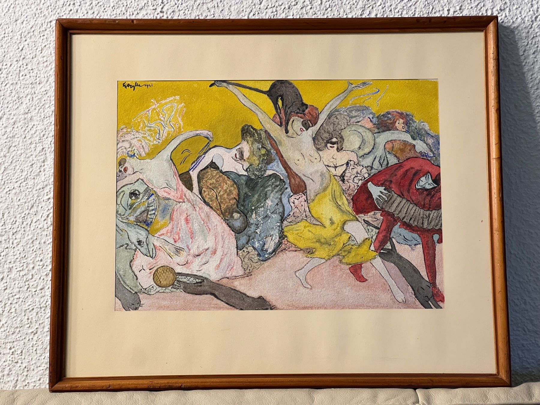 Dipinti: Münchener Illustration von 1941 – Usato da Basel venduto da pmART