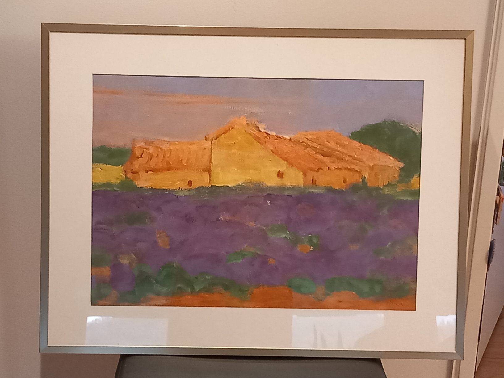 Gemälde: IDKA: Champs de lavendes avec Mas - Provence – Gebraucht aus Zürich von Istrik123