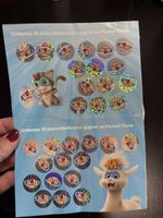 2 cartes remplies Migros