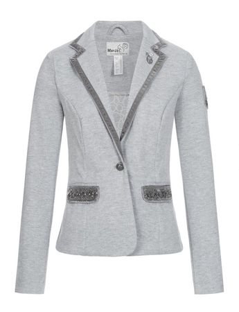 Marjo Trachtenblazer Gr. 44 grau