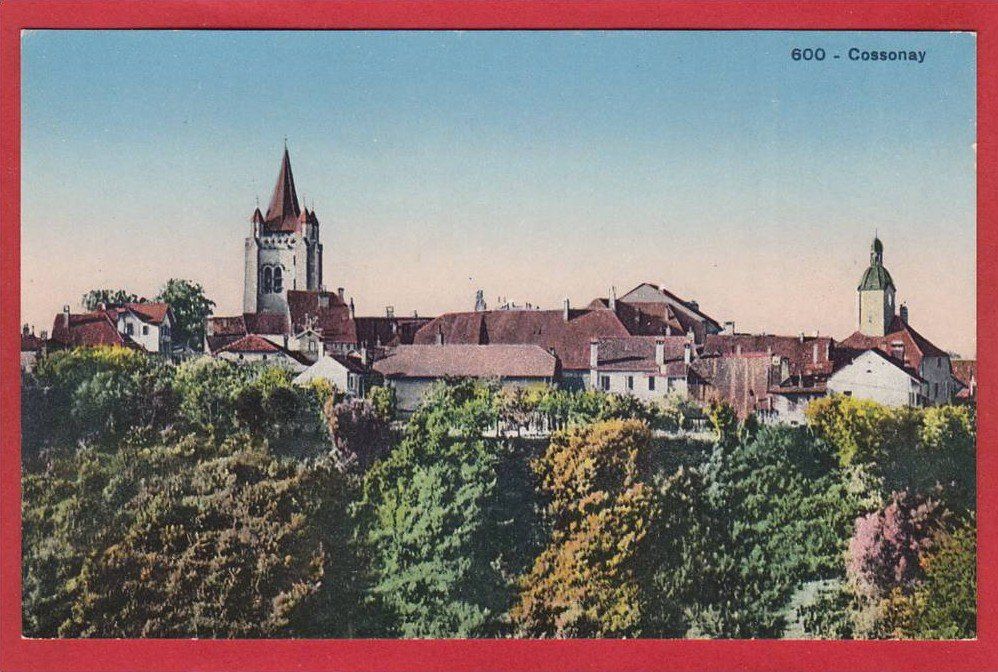 Ansichtskarten: COSSONAY – Gebraucht aus Grüningen von Kartenlaube