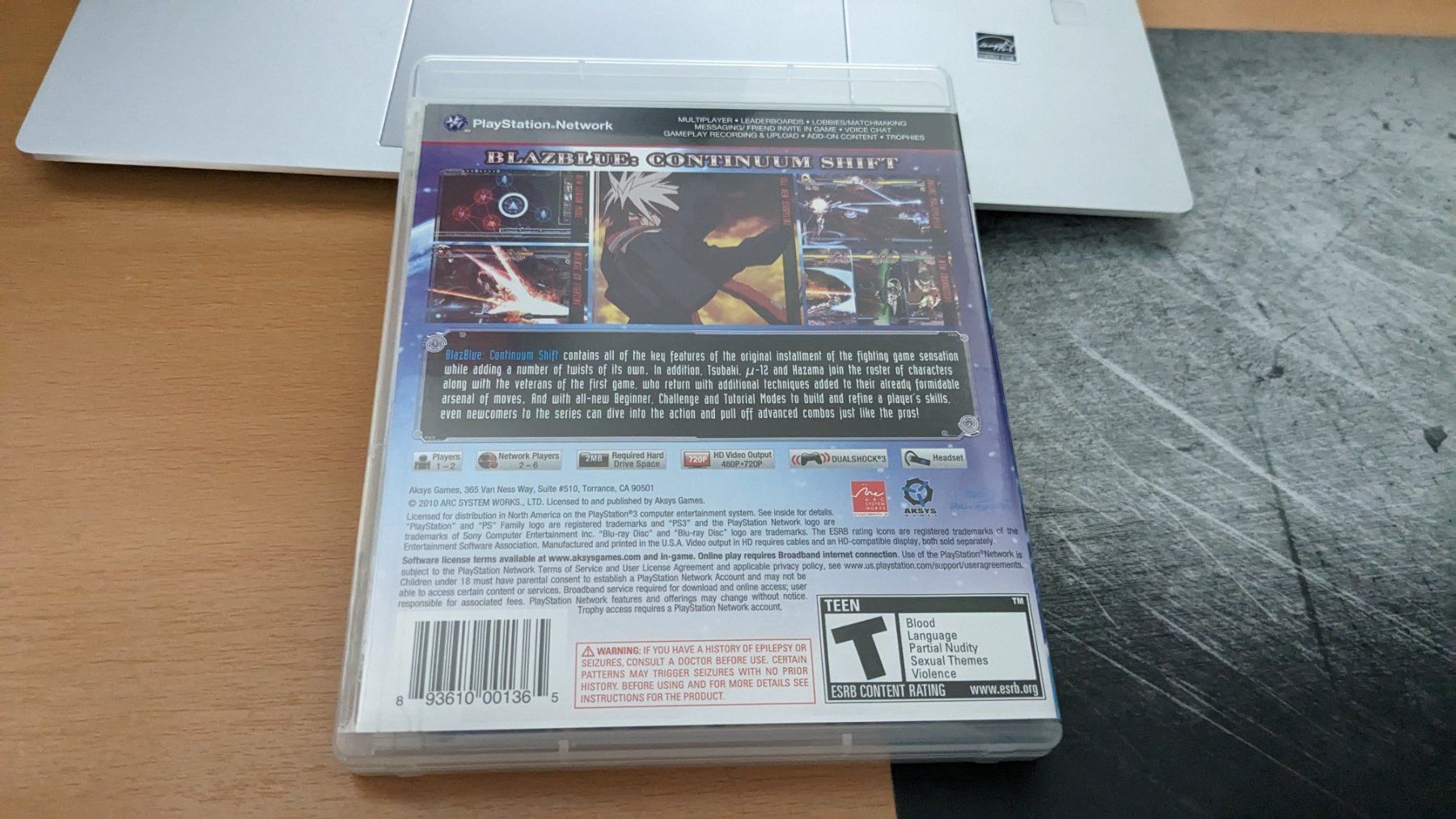 Sony Giochi: Blazblue Continuum Shift - PS3 Game - Sony Playstation 3 – Usato da Hünenberg See venduto da SpecialEditionGaming 2