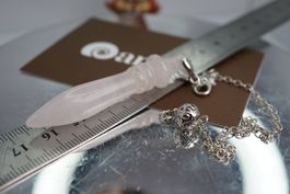Rosenquarz     Pendel     ab 1.-  Auktion
