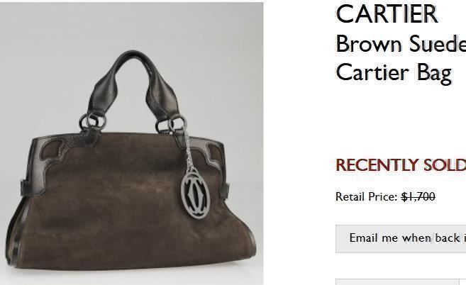 Cartier Borse da donna: Tasche / Sac Cartier nubuck, suède – Usato da Collonges venduto da Auganien 1