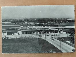 AK kleinformatig Flughafen Genf Aeroport um 1950