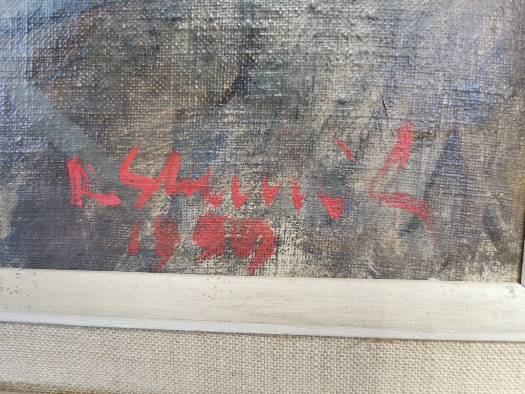 Dipinti: PORTRAIT HUILE SUR PANNEAU SIGNÉE ET DATÉE – Usato da Genève venduto da Qanil77 3