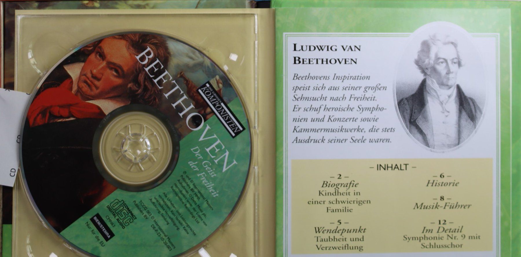 CD: Beethoven – Der Geist Der Freiheit – Usato da Luzern venduto da CONTENTI 1
