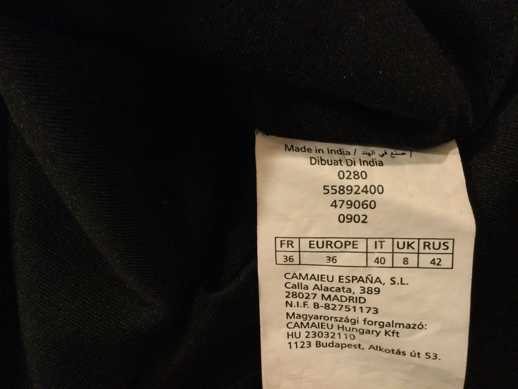 Tuniche: Schwarze geschmückte Tunika - Bluse - Bluse - tunique noire – Nuovo (secondo la descrizione) da Zürich venduto da Janakpur 3